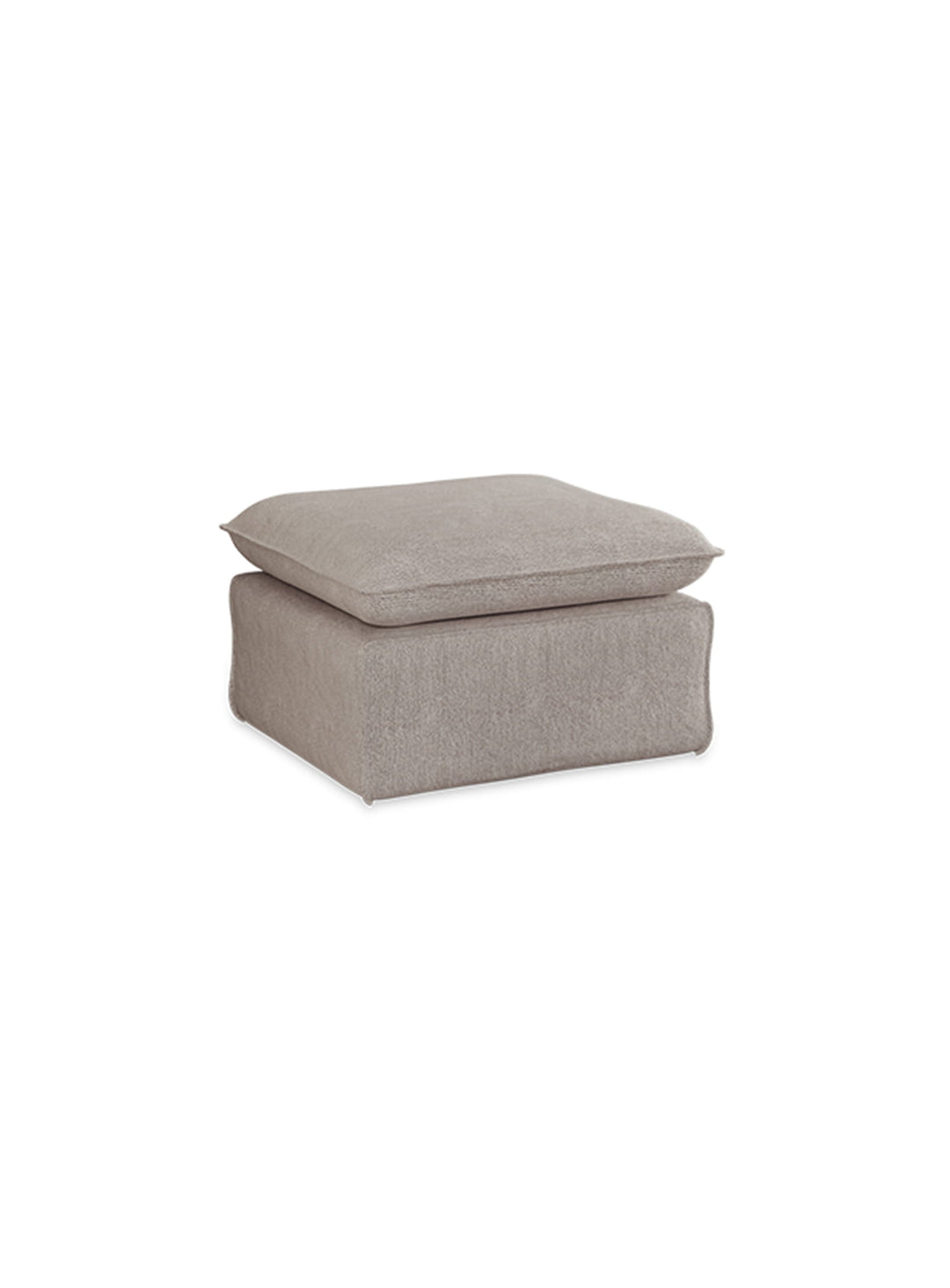 Ottoman HKliving Nomad : un meuble compact pensé pour tous les espaces. gris