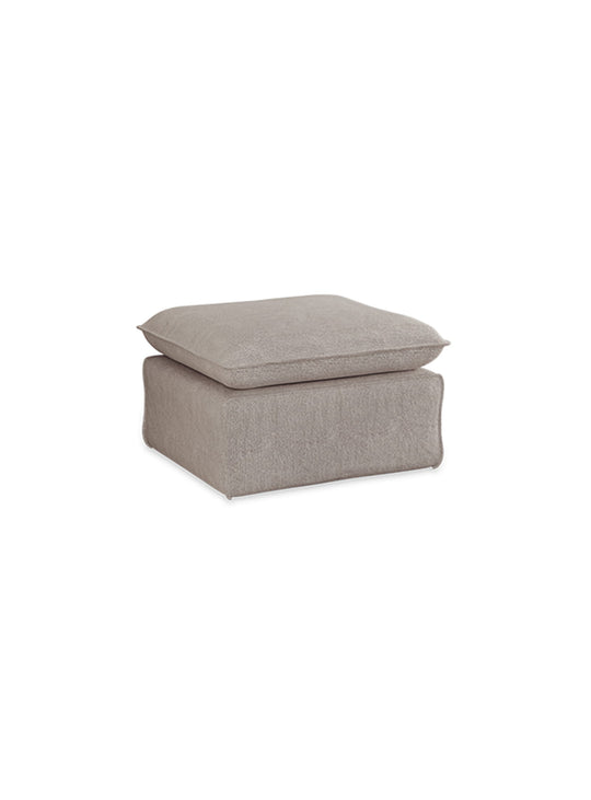 Ottoman HKliving Nomad : un meuble compact pensé pour tous les espaces. gris