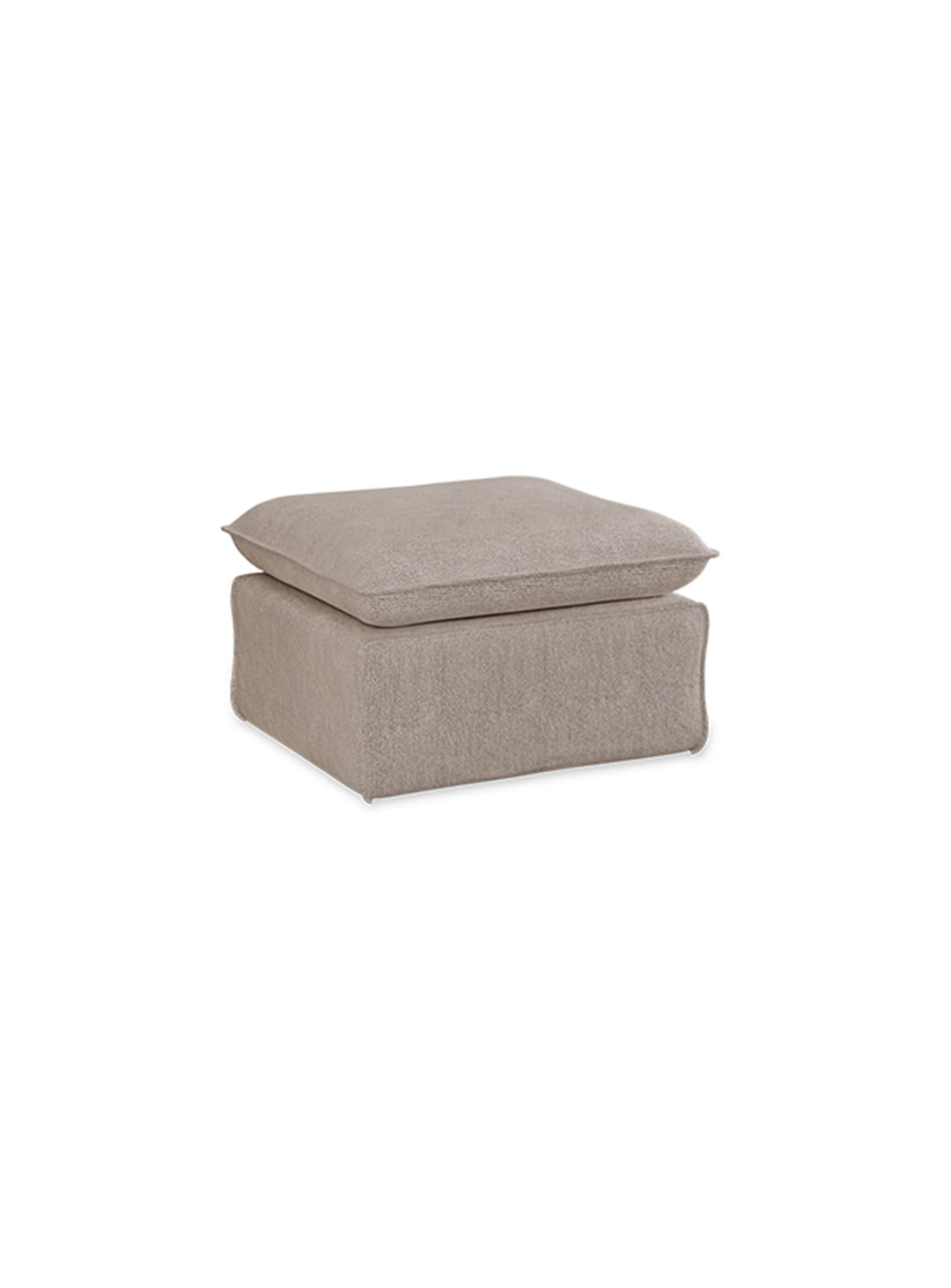 L'ottoman HKliving Nomad s'accorde parfaitement aux sofas 2, 3 et 4 places. beige