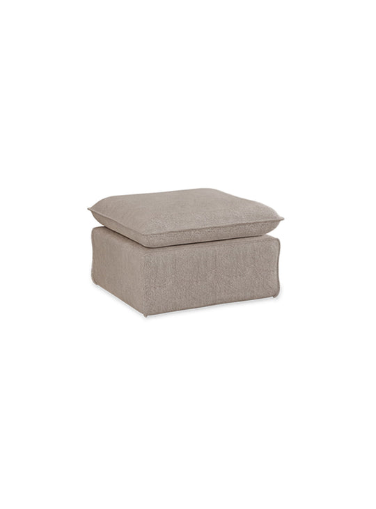 L'ottoman HKliving Nomad s'accorde parfaitement aux sofas 2, 3 et 4 places. beige