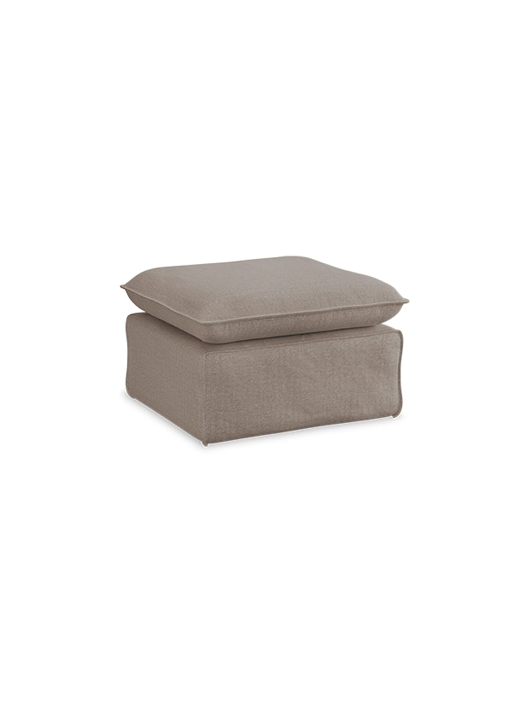 Ottoman HKliving Nomad : un repose-pieds élégant pour compléter votre sofa avec style. terre