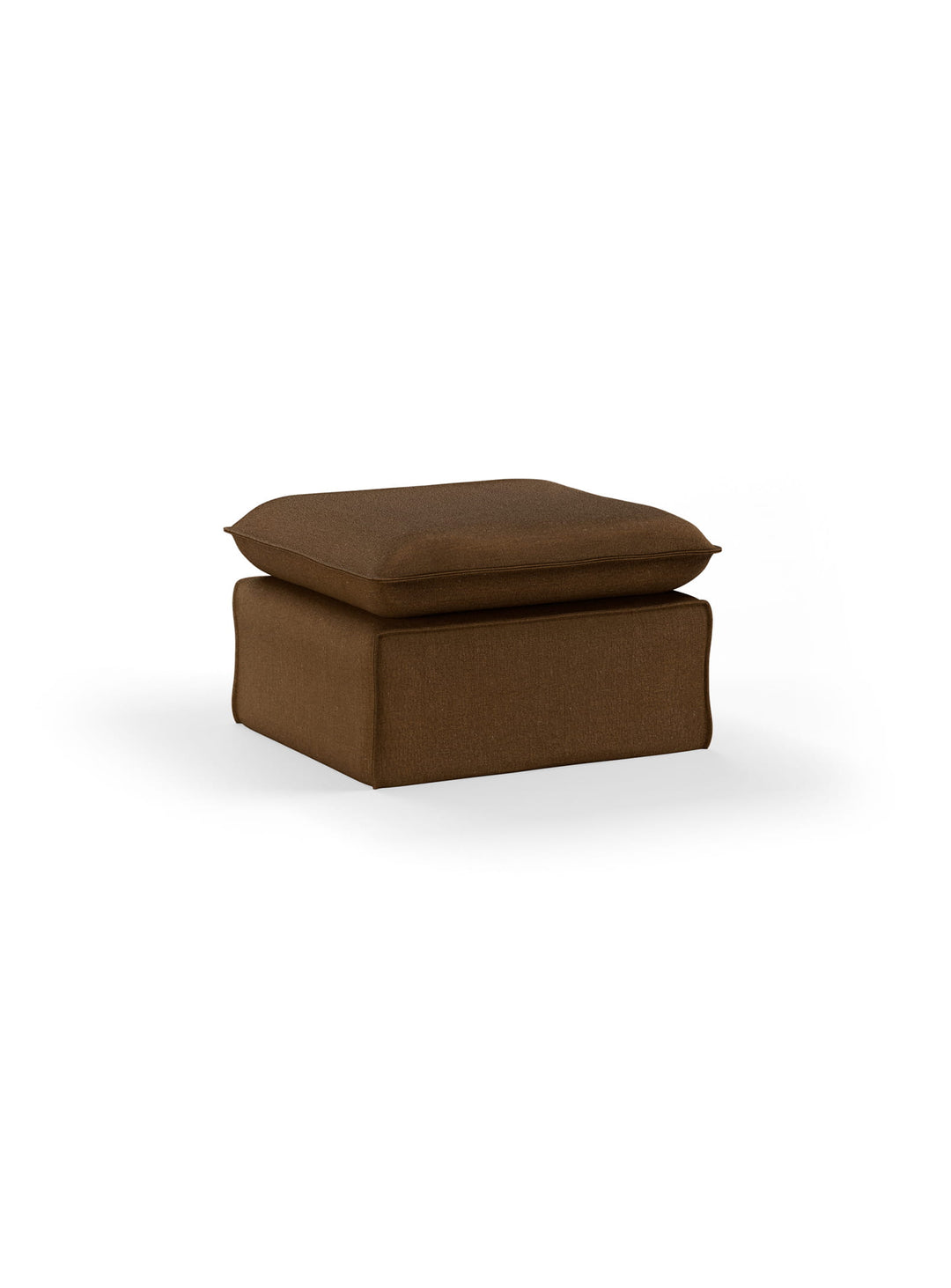 Ottoman HKliving Nomad : un meuble compact idéal comme repose-pieds, assise supplémentaire ou table d’appoint. cassave