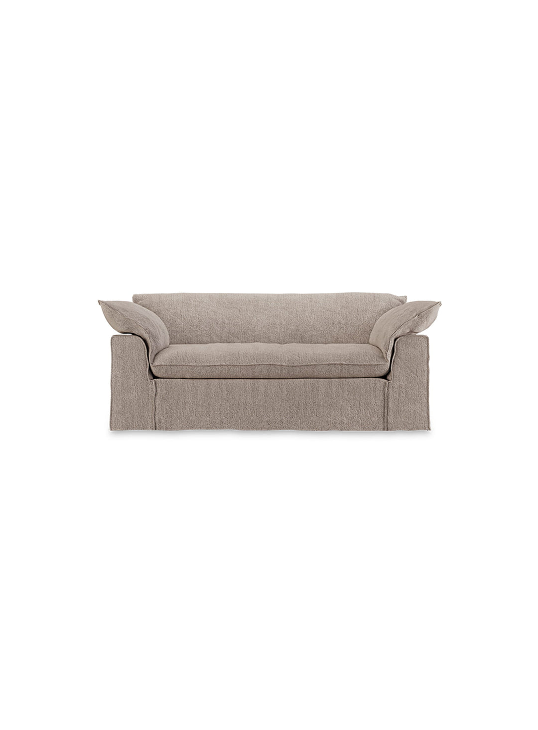 Le sofa HKliving Nomad conjugue style contemporain et confort durable. beige