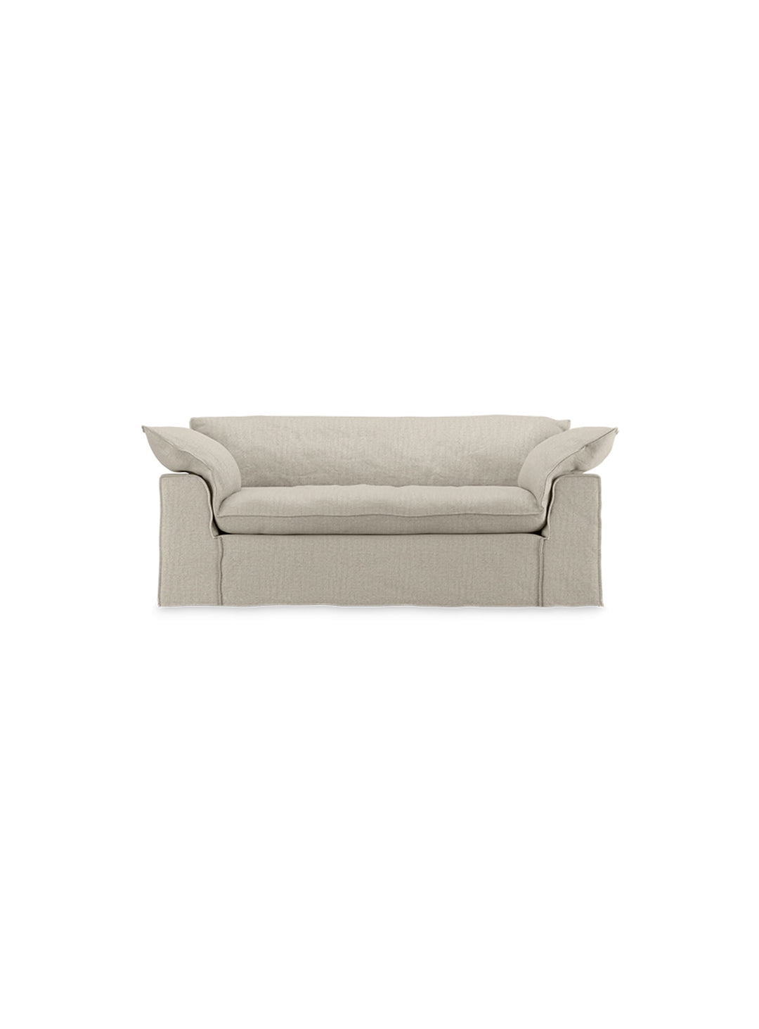 Sofa HKliving Nomad : un canapé 2 places fabriqué à la commande avec soin. ivoire