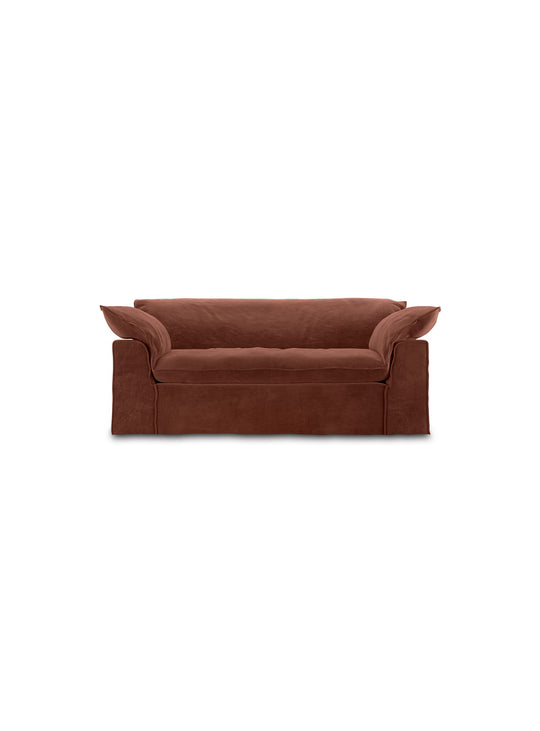 Découvrez le sofa HKliving Nomad, un canapé 2 places élégant et accueillant. magnolia