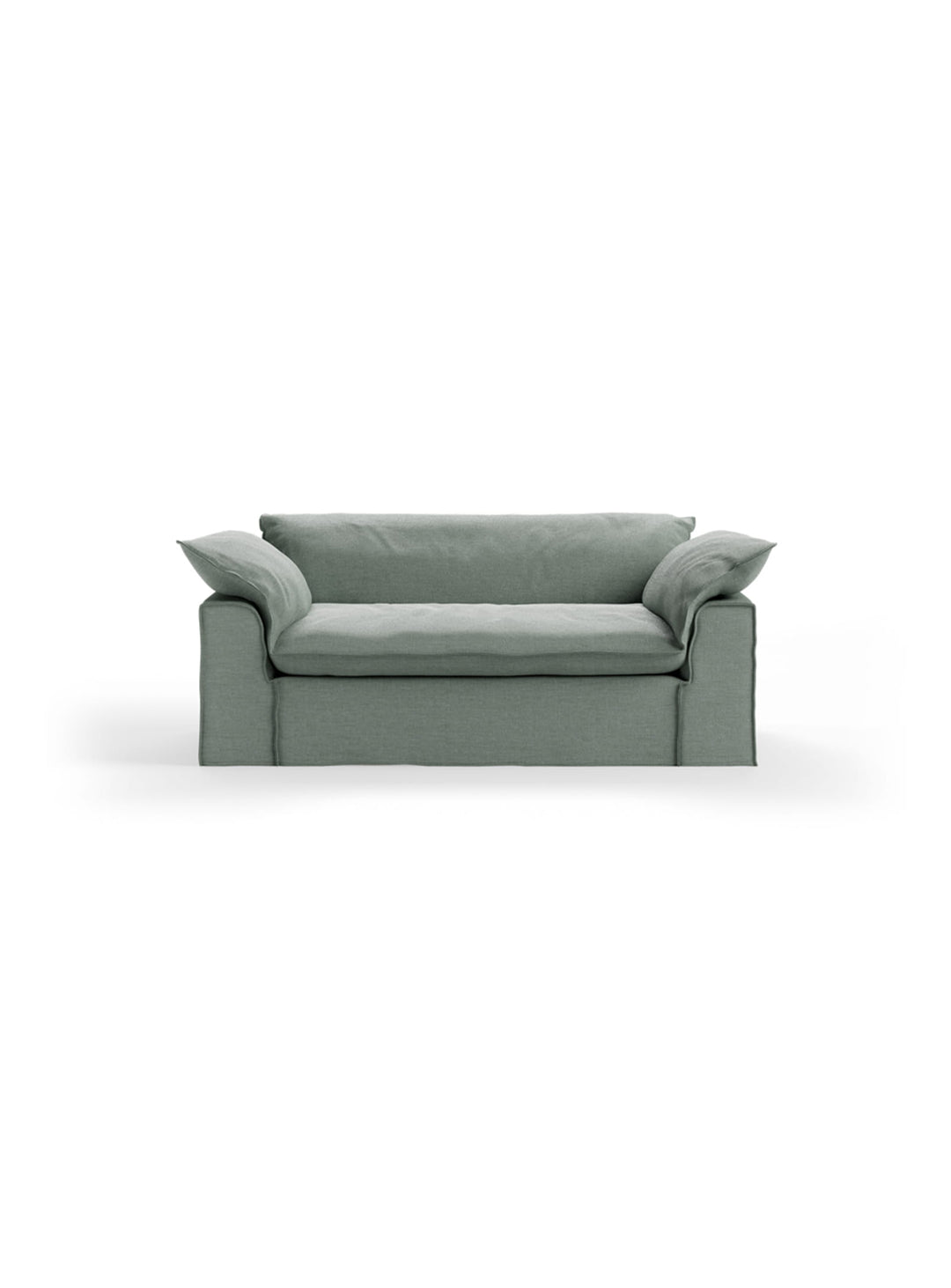 Sofa HKliving Nomad : une assise 2 places profonde avec mousse haute résilience et suspension à ressorts. dallas