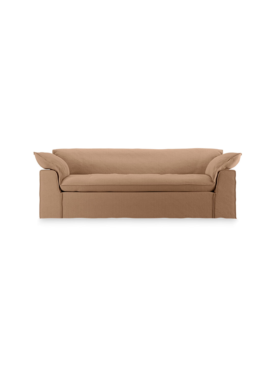Découvrez le sofa HKliving Nomad, un canapé 3 places au style chaleureux et intemporel. brun