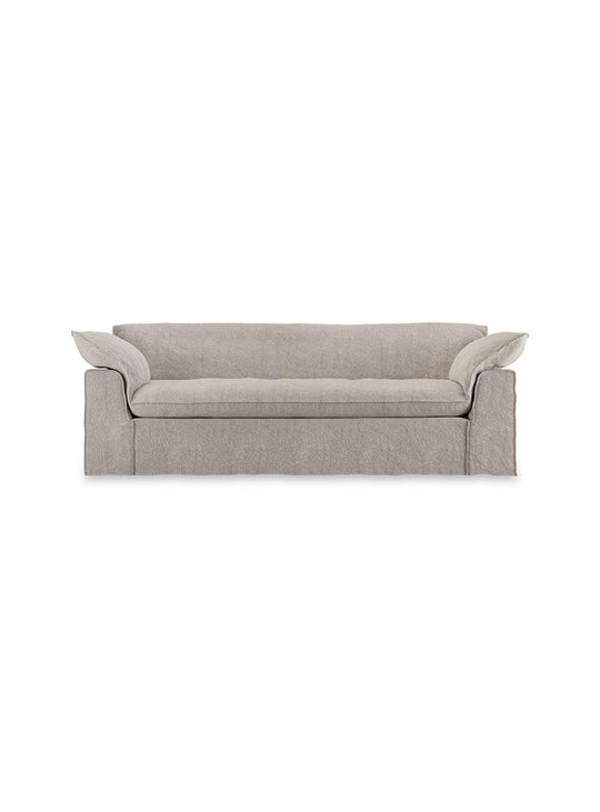 Le sofa HKliving Nomad séduit par son style contemporain et son assise généreuse. gris