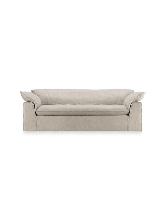 Le sofa HKliving Nomad conjugue confort, caractère et design intemporel. ivoire