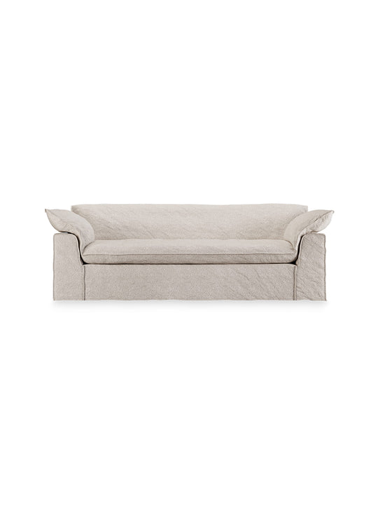 Sofa HKliving Nomad : un canapé 3 places personnalisable selon votre intérieur. taupe