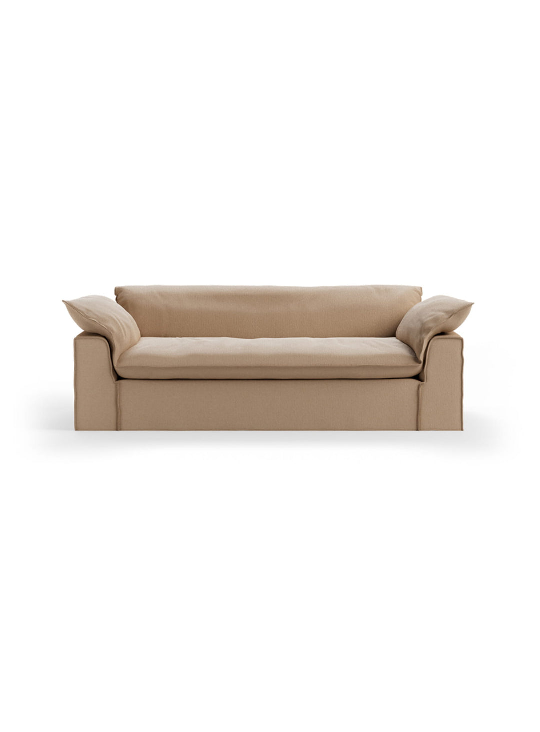 Sofa HKliving Nomad : un canapé 3 places spacieux au style méditerranéen, chaleureux et épuré. sable