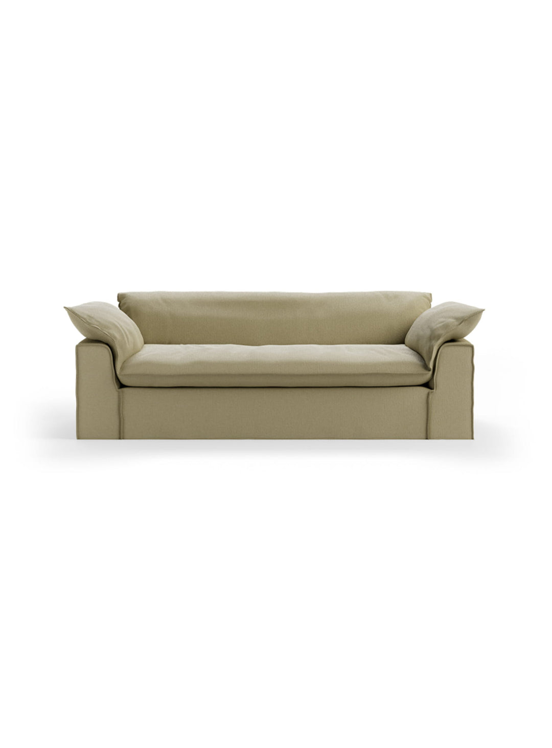 Sofa HKliving Nomad : une assise généreuse et confortable avec housse amovible pour un entretien facile. sauge
