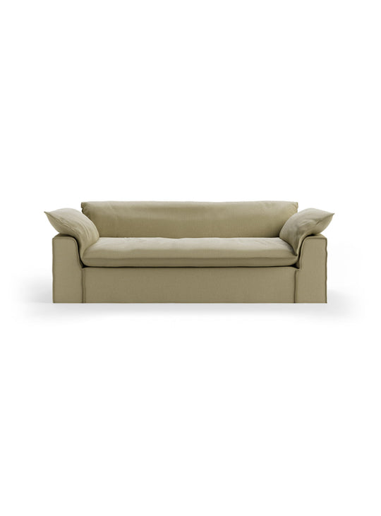 Sofa HKliving Nomad : une assise généreuse et confortable avec housse amovible pour un entretien facile. sauge