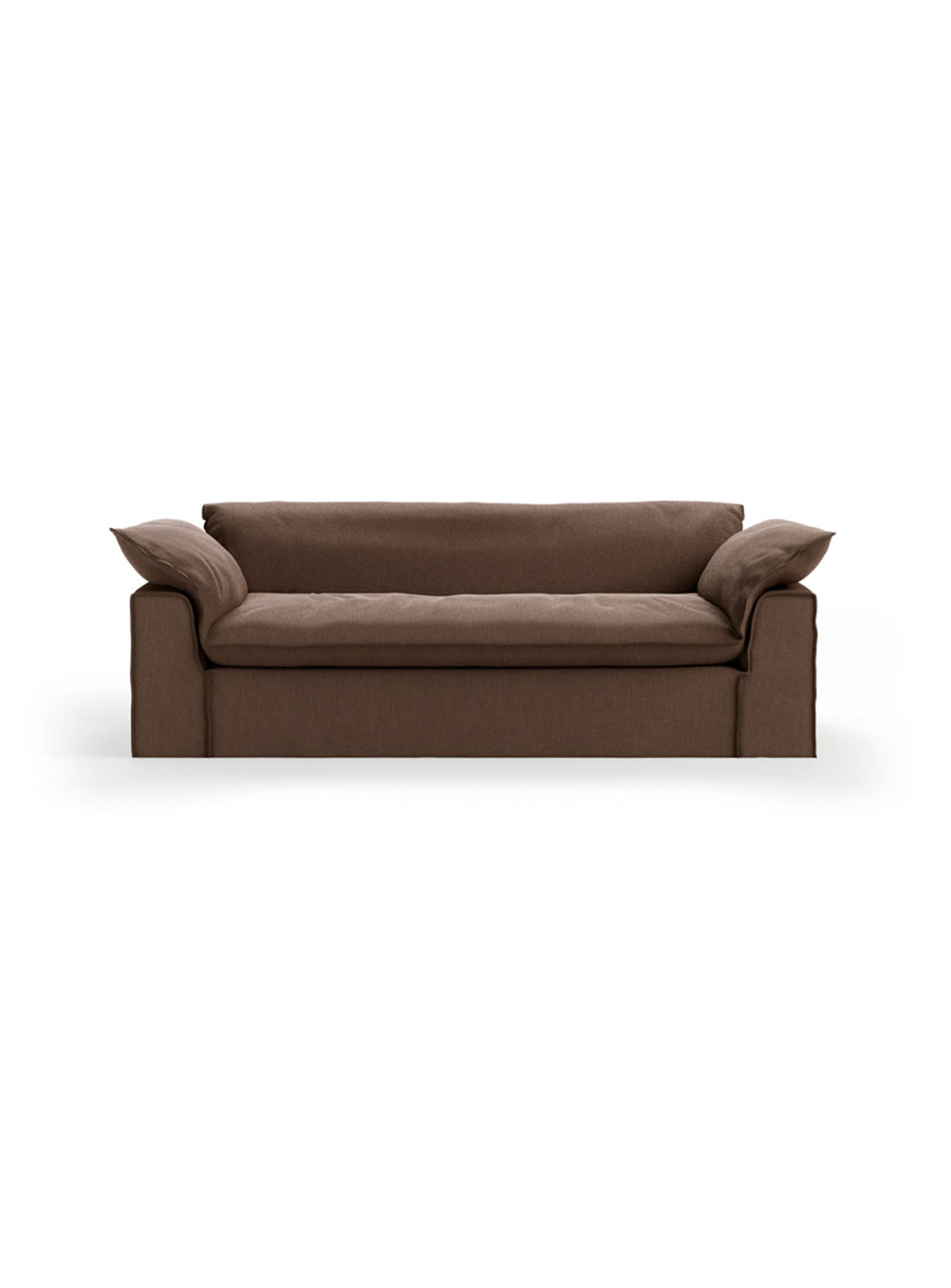 Sofa HKliving Nomad : un canapé 3 places profond et accueillant, idéal pour les salons de taille moyenne. quicksand