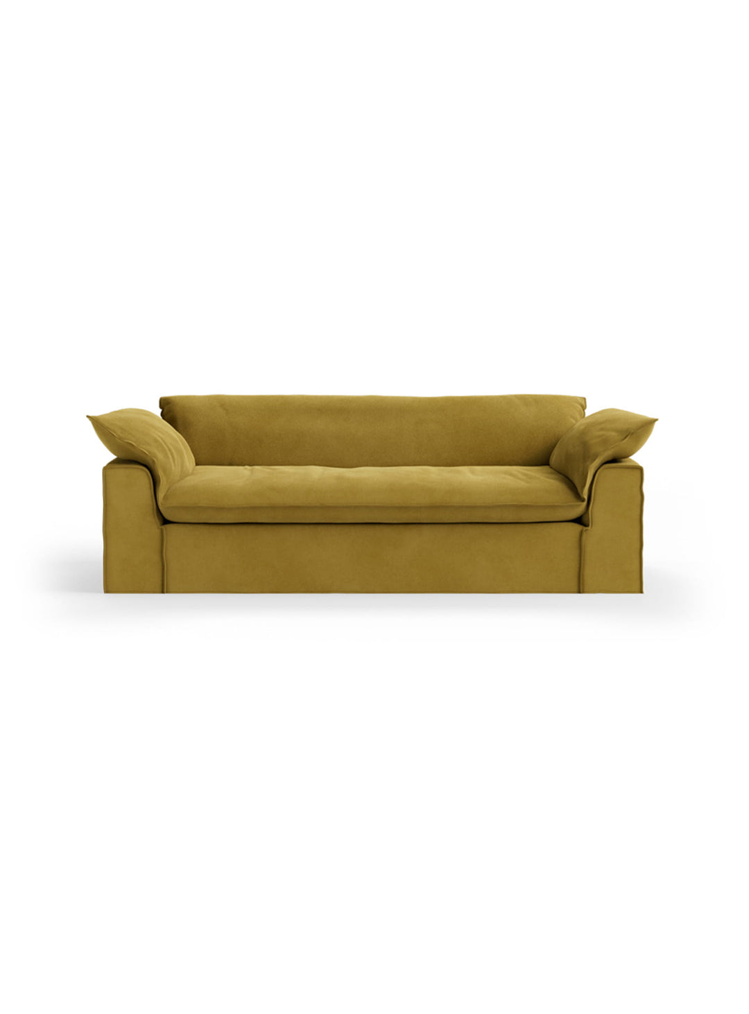 Sofa HKliving Nomad : un canapé 3 places aux assises profondes, pensé pour la détente et le confort quotidien. thai curry