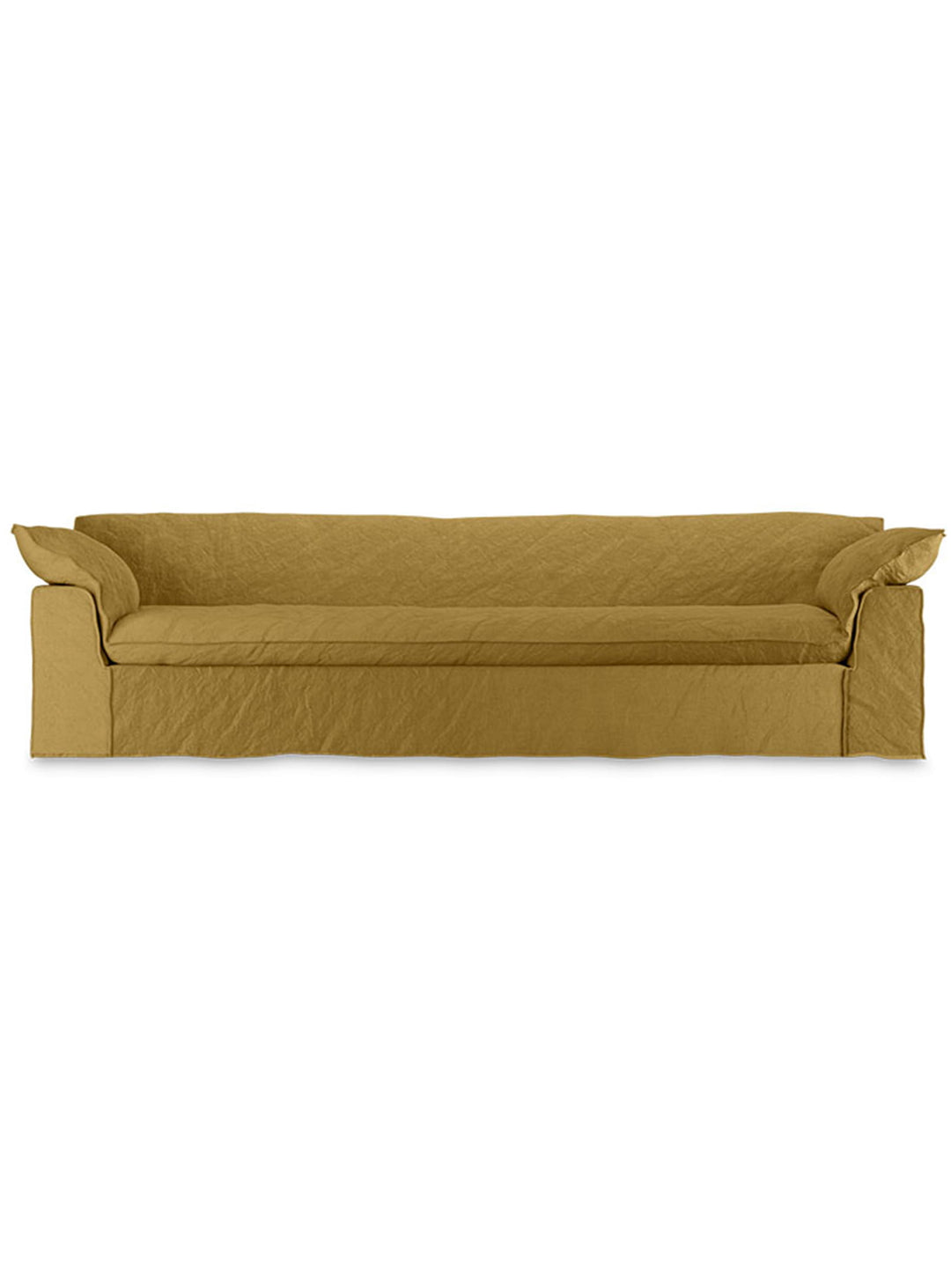 Offrez-vous le sofa HKliving Nomad, conçu pour un confort longue durée. ocre