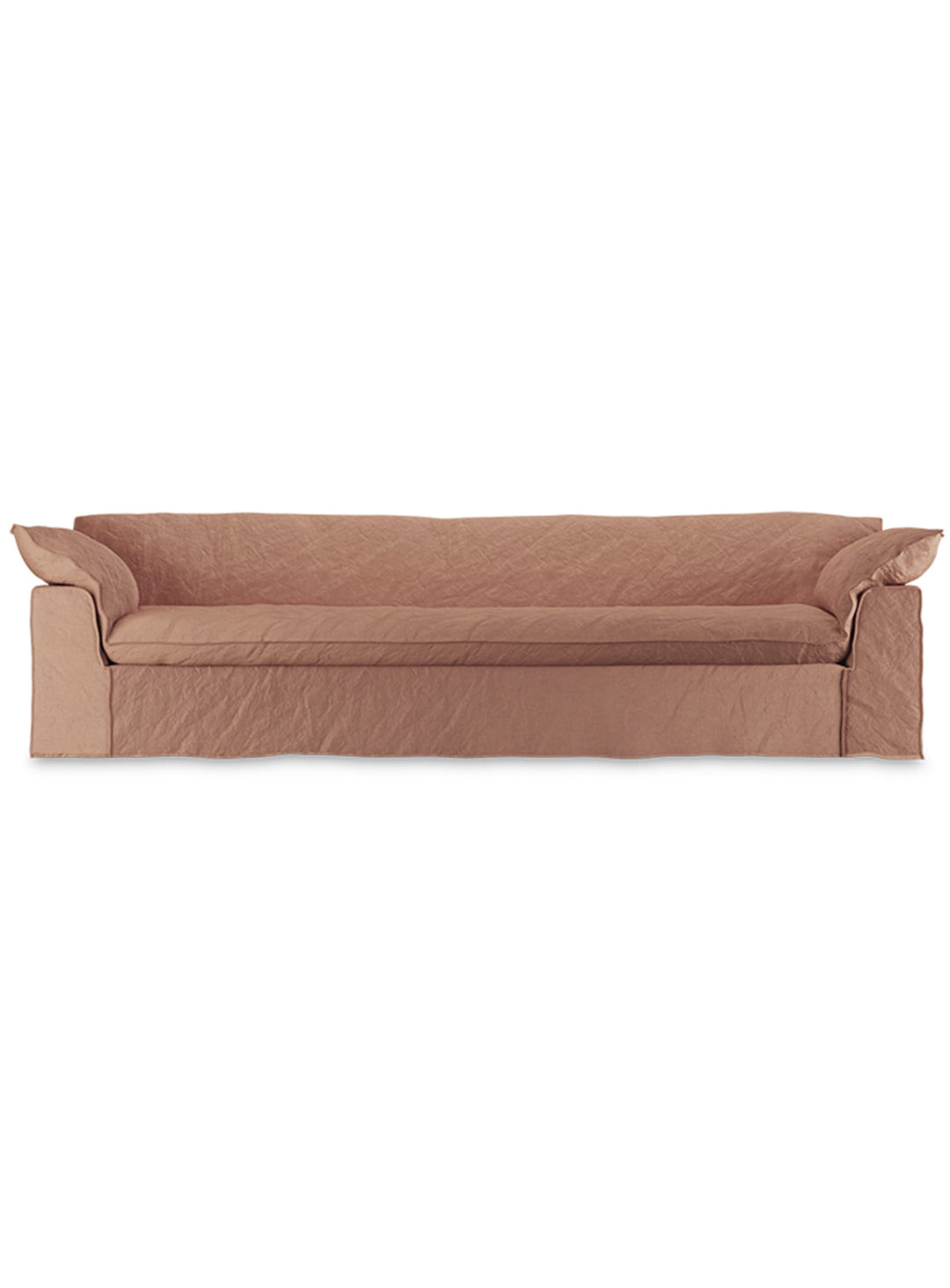 Sofa HKliving Nomad 4 places : idéal pour créer un salon chaleureux et élégant. rose