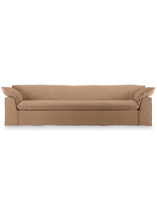 Sofa HKliving Nomad : un canapé 4 places fabriqué à la demande avec soin. brun