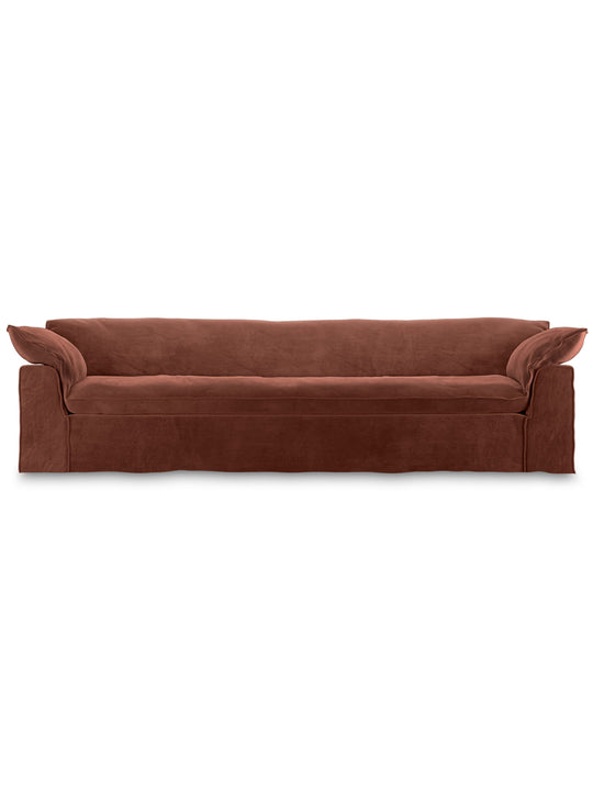Sofa HKliving Nomad : un canapé 4 places aux lignes épurées et au confort généreux. magnolia