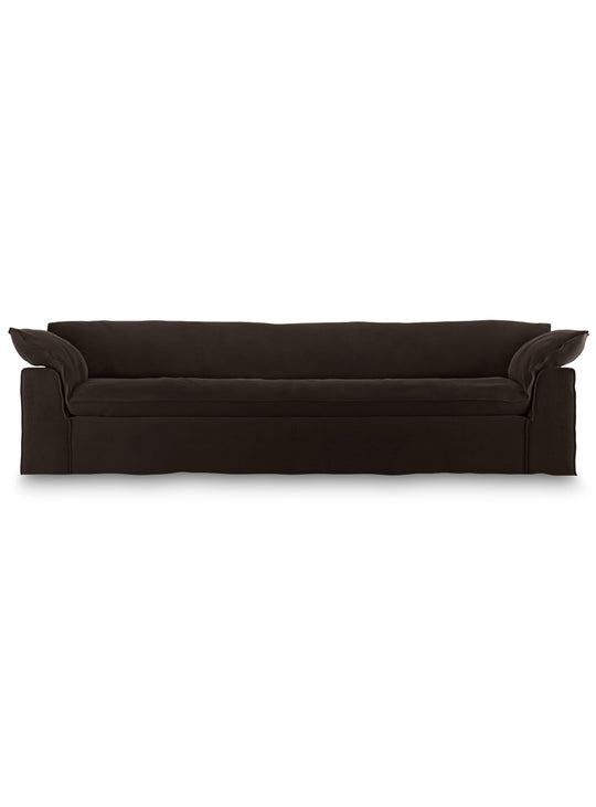 Sofa HKliving Nomad : confort, style et housse amovible pour un usage quotidien. espresso