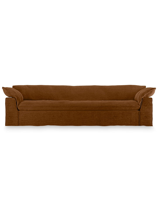 Craquez pour le sofa HKliving Nomad, un canapé 4 places aux finitions haut de gamme. caramel