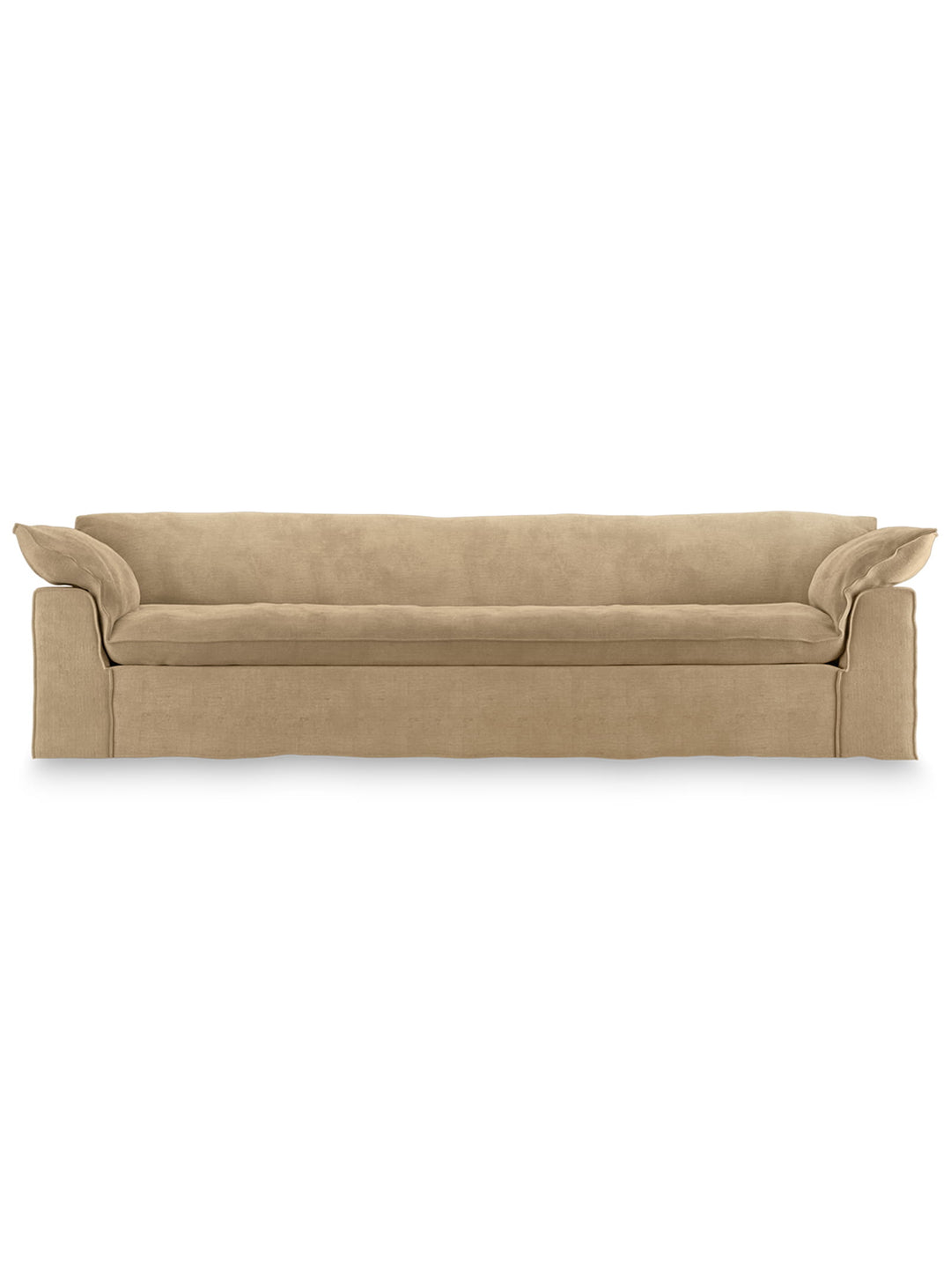 Découvrez le sofa HKliving Nomad 4 places, un canapé spacieux au confort exceptionnel. creme