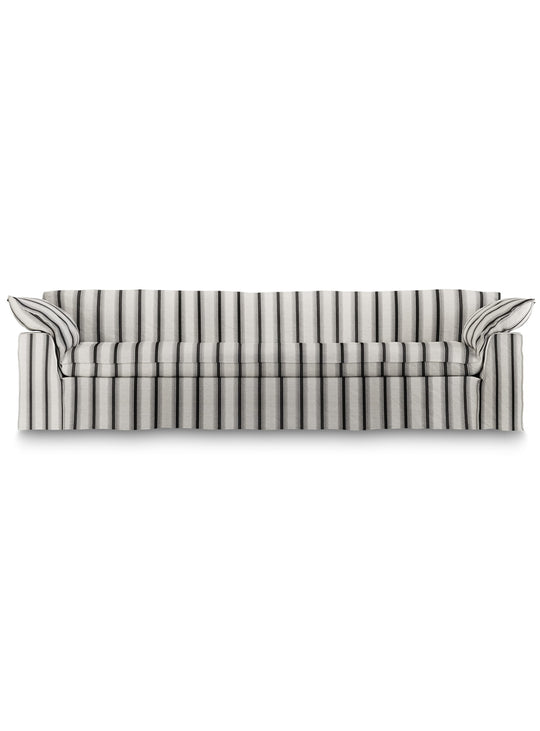 Sofa HKliving Nomad : un canapé design pensé pour les grands espaces de vie. chalkstripe