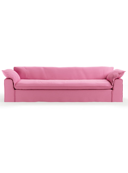 Sofa HKliving Nomad : un canapé 4 places élégant avec suspension à ressorts et mousse haute résilience. candy
