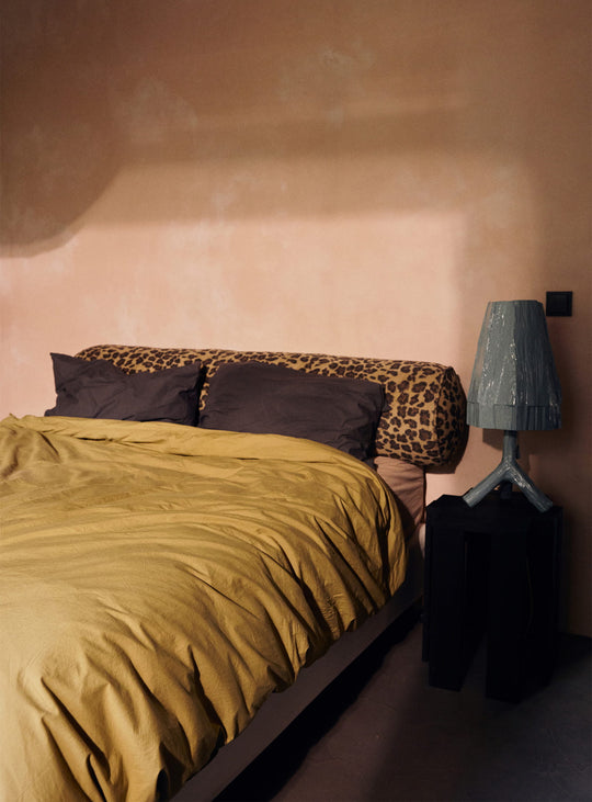 Coussin traversin Panthère HKliving XXL, une touche animale et contemporaine pour sofa, banquette ou lit. grand