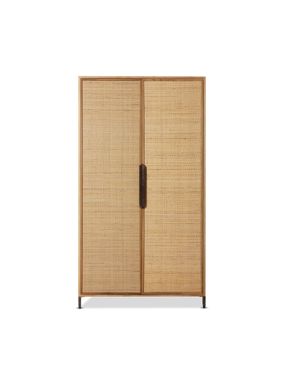 Armoire Pioneer HKliving, rangement spacieux avec design naturel et finitions artisanales. rotin