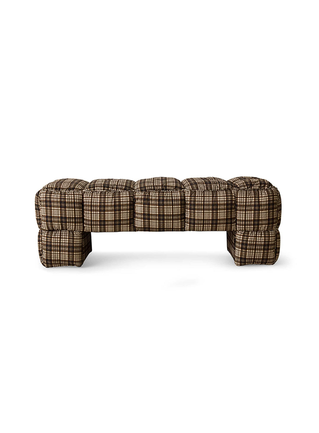 Banc Puffy HKliving, une pièce généreusement capitonnée qui mêle confort, volume et style dans un esprit résolument moderne. farmhouse