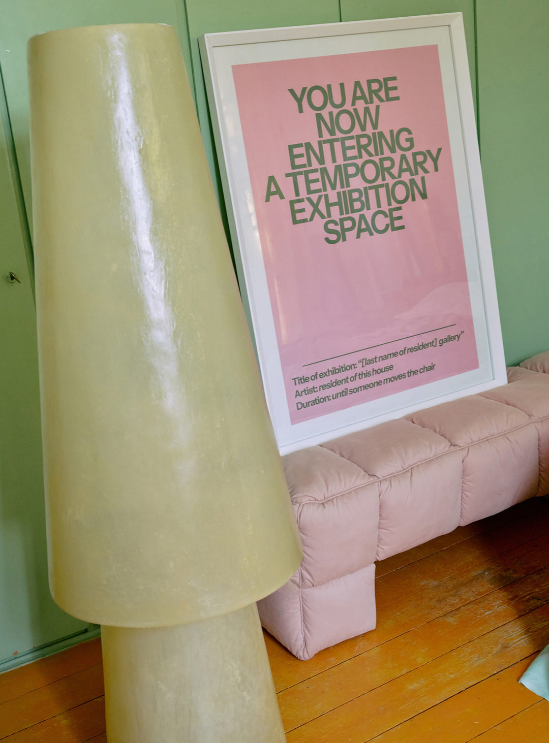 Banc Puffy HKliving : confort durable et design rembourré emblématique. blush