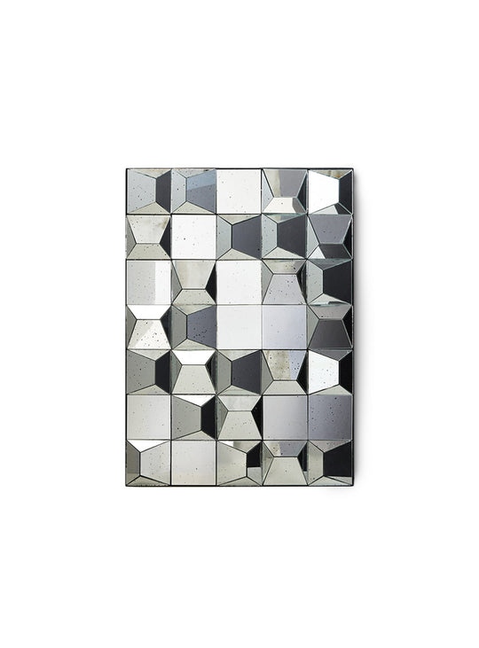 Miroir Relief HKliving : une pièce murale artistique inspirée du pixel art.
