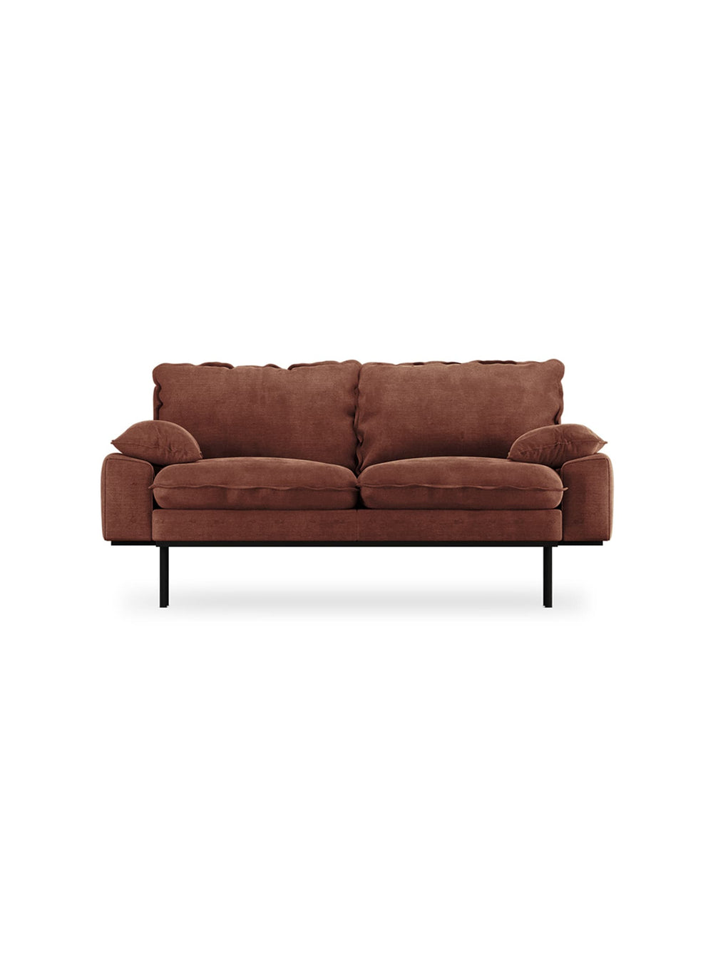 Offrez du style à votre salon avec le sofa Retro 2 places de HKliving, élégant et cosy. Magnolia.