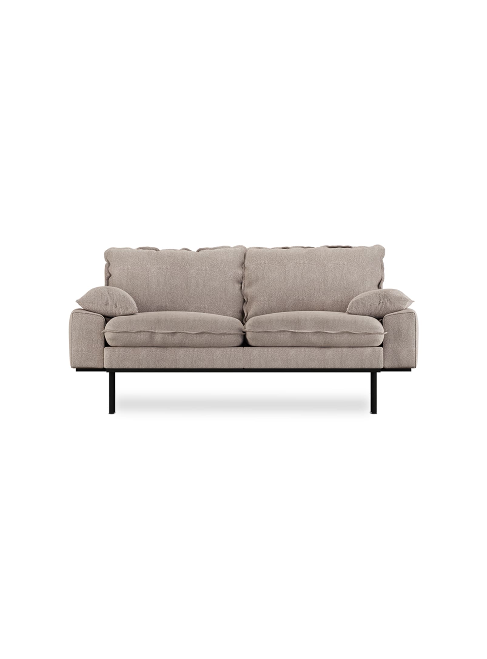 HARU　　　2/2 Retro: 2-seater sofa in velvet or linen - HKliving – Nüspace