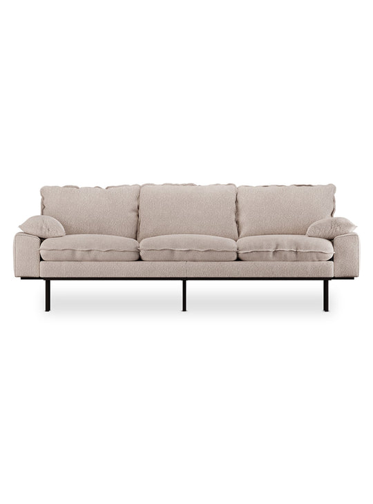 Le sofa Retro de HKliving : une pièce centrale qui reflète votre style. Taupe.