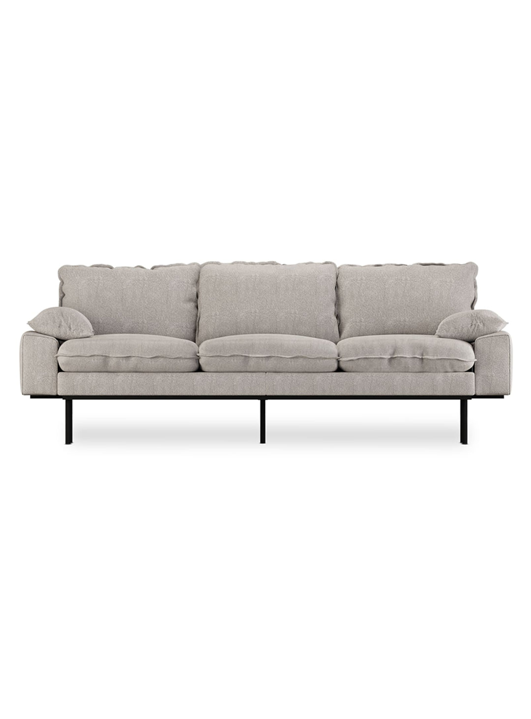 Élégant et accueillant, le sofa Retro de HKliving transforme votre intérieur. Gris.