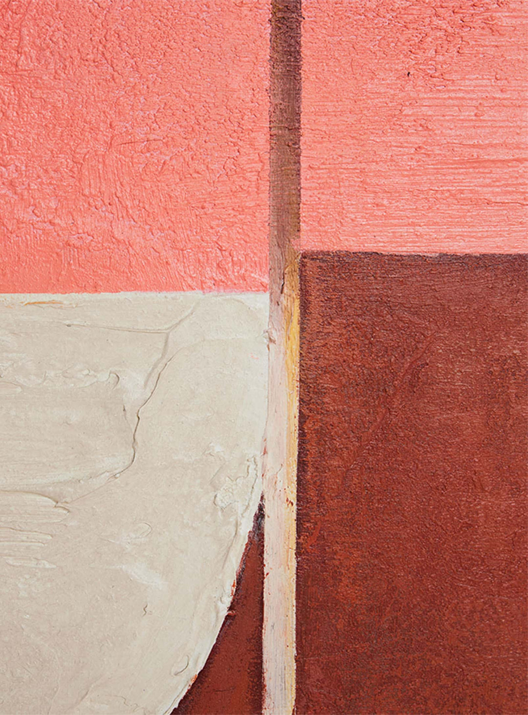 Tableau encadré Roseate Hues HKliving, une œuvre artisanale idéale pour salon, chambre, entrée ou bureau.