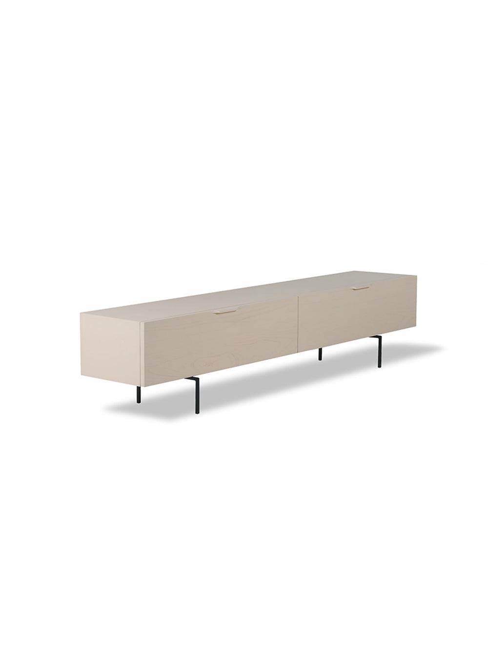 Meuble TV Sable HK Living, style vintage et moderne avec rangement discret. petit