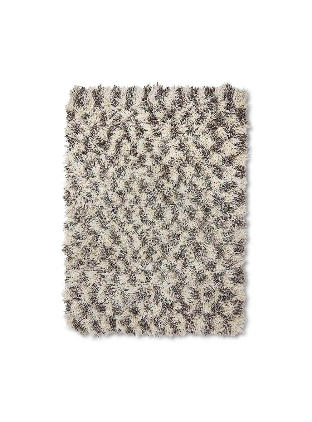 Tapis Shaggy HKliving : l'alliance parfaite entre design graphique et confort chaleureux.