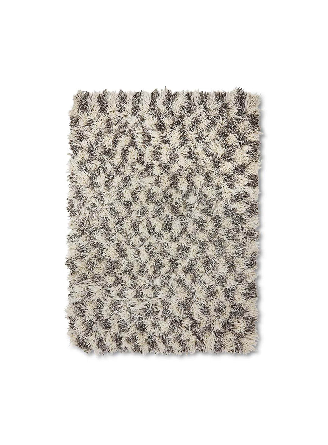 Tapis Shaggy HKliving : l'alliance parfaite entre design graphique et confort chaleureux.