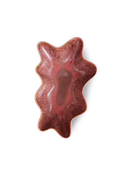 Saladier de service Shell Ceramics HKliving : une pièce de caractère pour sublimer votre table. corail