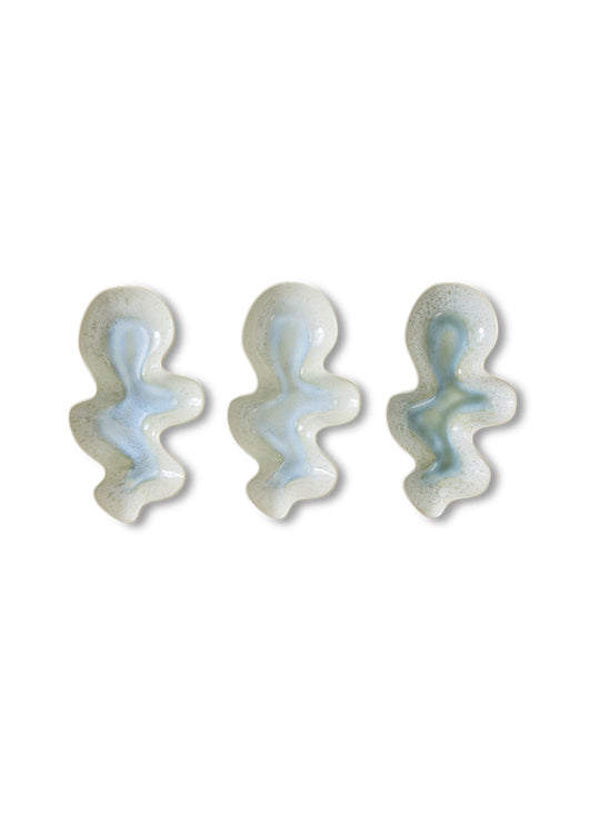 Saladier de service Shell Ceramics HKliving compatible micro-ondes et lave-vaisselle. huitre