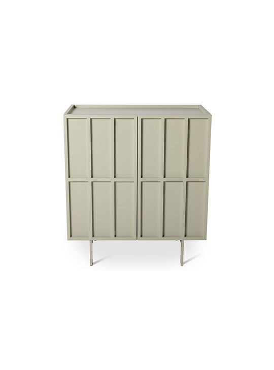 Buffet 2 portes Sixta HKliving : un rangement fonctionnel au style contemporain affirmé. pebble