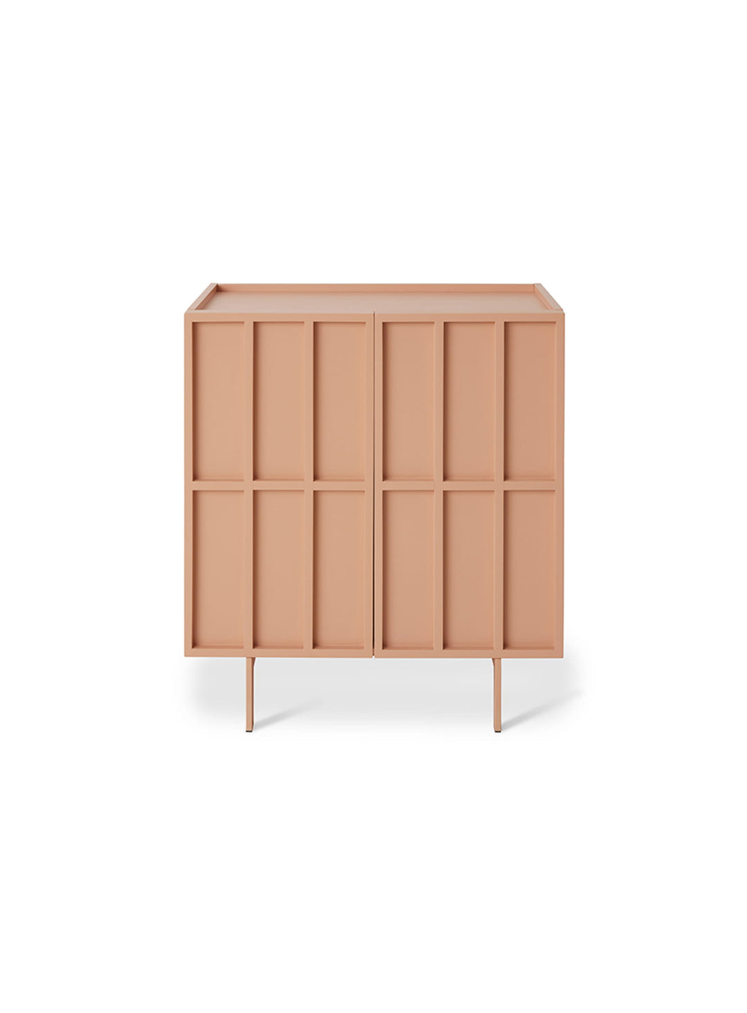 Buffet 2 portes Sixta HKliving avec étagère réglable et fermeture douce des portes. blush