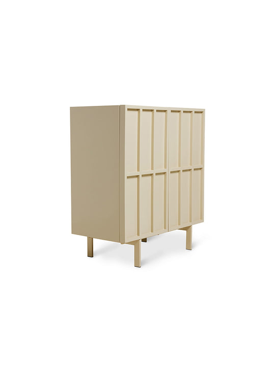 Buffet 2 portes Sixta HKliving en MDF de qualité avec détails soignés et élégants. creme