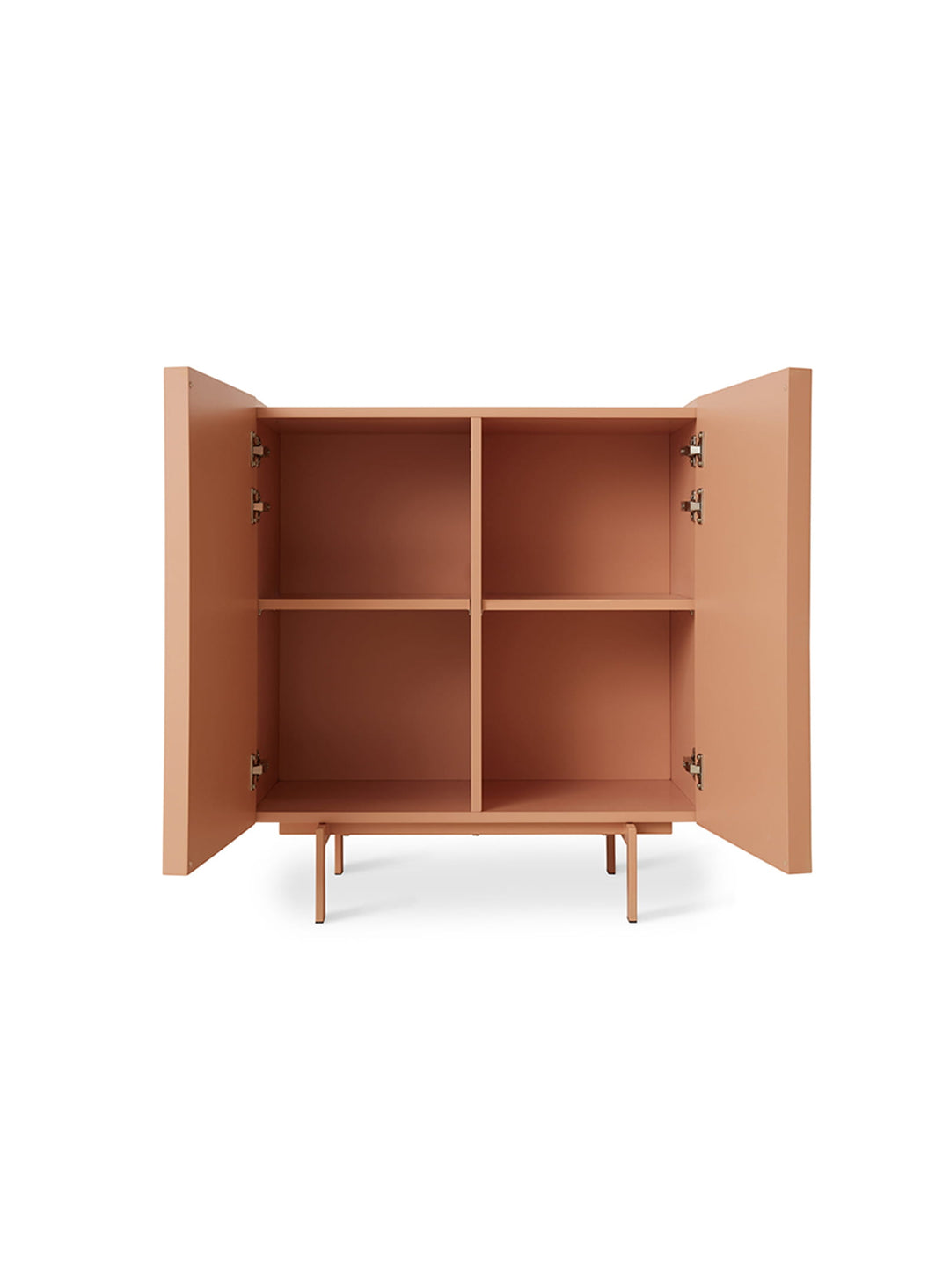 Buffet 2 portes Sixta HKliving : un meuble compact au fort impact visuel. blush