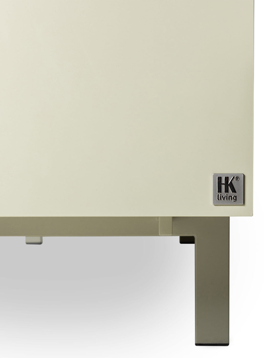 Buffet bas HKliving Sixta, meuble de rangement au design intemporel. pebble