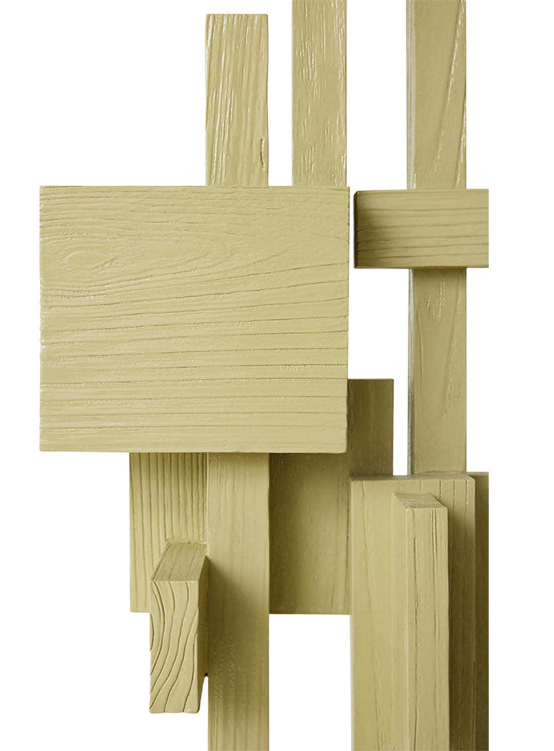 Sculpture Skyscraper HKliving : design sculptural et lignes géométriques contemporaines. pistache