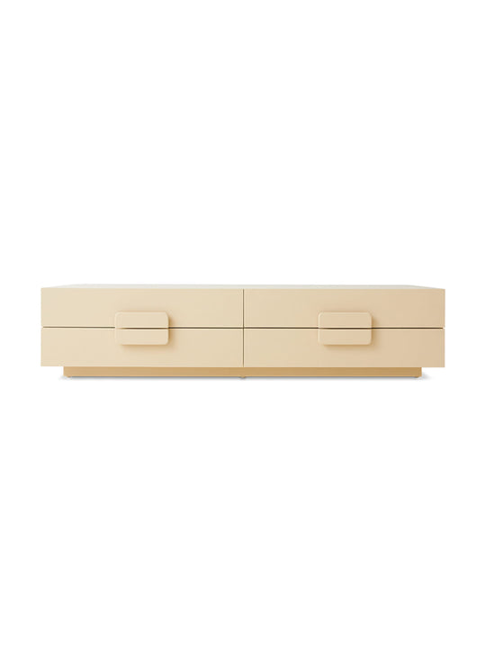 Buffet bas Spacious HKliving, meuble de rangement avec tiroirs spacieux et style minimaliste.